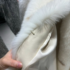 Luxury Full-Length Fox Fur Coat