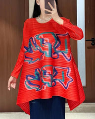 Relaxed Japanese Pleated Plissé Tunic | Premium Workwear and Travel