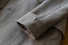 Men's Luxurious Wool Blend Long Trench Coat