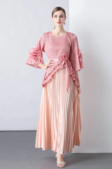 Truly Pleated Top with Luxury Skirt
