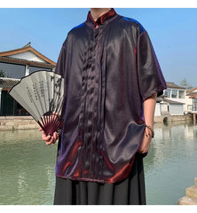 New! Men's Ninja 2 Piece Wide Leg Pants Set