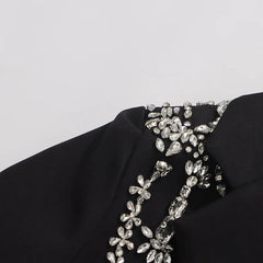 Couture Crystal Blazer Jacket
