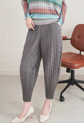 Luxury Tapered Pleated Pants