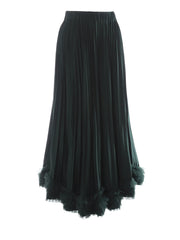 Luxury Pleated Maxi Skirt