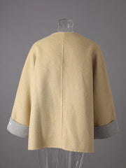 Premium Wool-Blend Oversized Coat