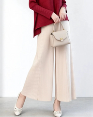 Luxury Pleated Palazzo Trousers