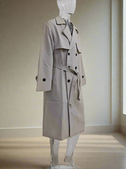 Luxe Men's Japanese Oversized Trench Coat