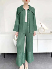 Sophisticated Luxury Plissé Top