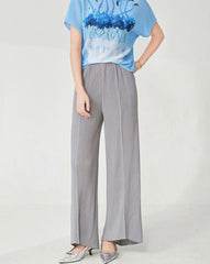 Luxe Japanese Plisse Trousers