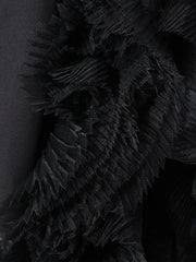 Avant-Garde Mesh Blazer Coat