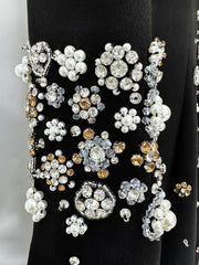 Luxury Crystal Embellished Maxi Dress