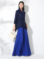 Co-ords Pleated Wrap Top & Pull-On Maxi Skirt