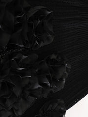 Luxury 3D Floral Knit Skirt