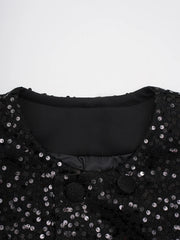 Luxury Oversized Sequin Blazer