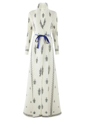 Luxury Plissé Stretchy Long Coat