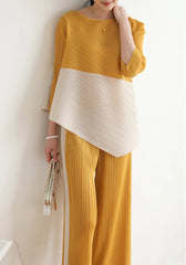 Luxury Plissé Top & Pant Set