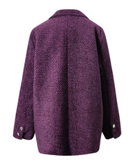 Wool-Blend Relaxed Fit Blazer