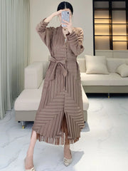Tailored Fit Japanese Pleated Duster