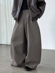 Luxury Statement Wide-Leg Pants