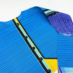 Petite Luxury Pleated Flared Top