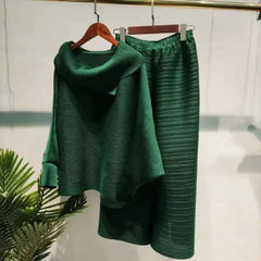 Japanese Plisse Top & Pant Set