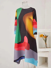 Luxury Asymmetric Kaftan Dress