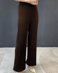 Luxury Plissé Straight Pants