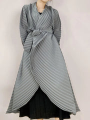 Truly Pleated Plisse Coat