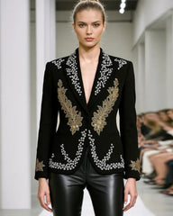 Couture Beaded Formal Blazer