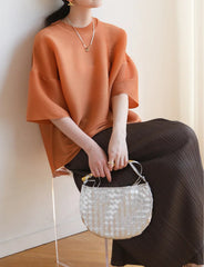 Luxury Dressy Pleated Top