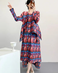 Luxury Essential Pleats Skirt Set