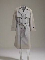 Luxe Men's Japanese Oversized Trench Coat