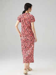 Premium Pleated Geometric Skirt