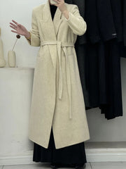 Women's Comfort Wraparound Wool Blend Coat