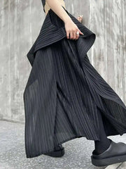 Luxury Pleated Wide Leg Trousers