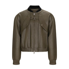 Couture Men's Oversized Vegan Leather Jacket