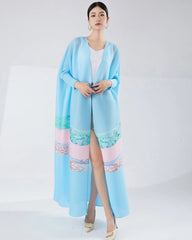 Luxury Flowing Plisse Duster