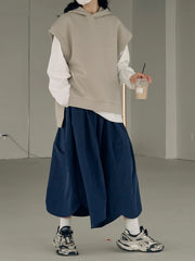 HEYFANCYSTYLE Serenade Elastic Waist A-Line Skirt