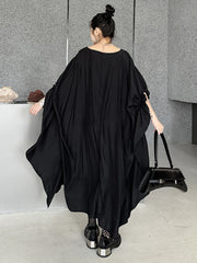 Women's Asymmetric Oversized Draped Dress