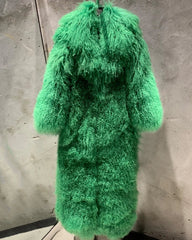 Custom-Made Lamb Fur Coat
