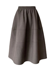 Luxury Minimalist A-Line Skirt