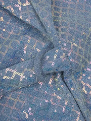 Luxe Shimmering Wrap Blazer