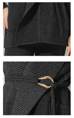 Luxury Pleated Knit Set