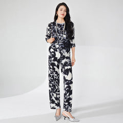 Luxury Formal Pleats Pant Set