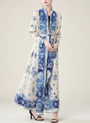 Luxury Plissé Long Coat