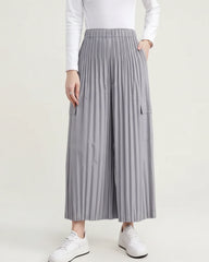 Premium Wide-Leg Pleats Trousers