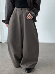 Luxury Statement Wide-Leg Pants