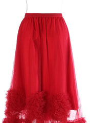 Luxury Tulle Ruffle Skirt