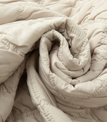 Thick Pleated Quilted Coat