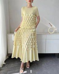 Truly Plissé Bubble Top & Skirt Set